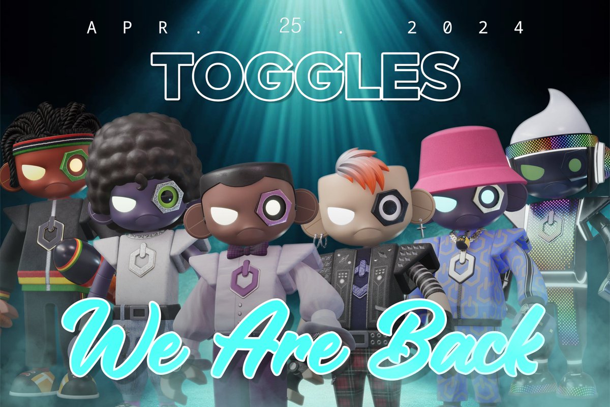 🎉Toggles Universe Community🎉, We're thrilled to announce that Toggles on Opensea is back! Thank you all for your patience over these past five months. It has been costly for our team, but we could not delay any longer and have successfully reissued and transferred everything
