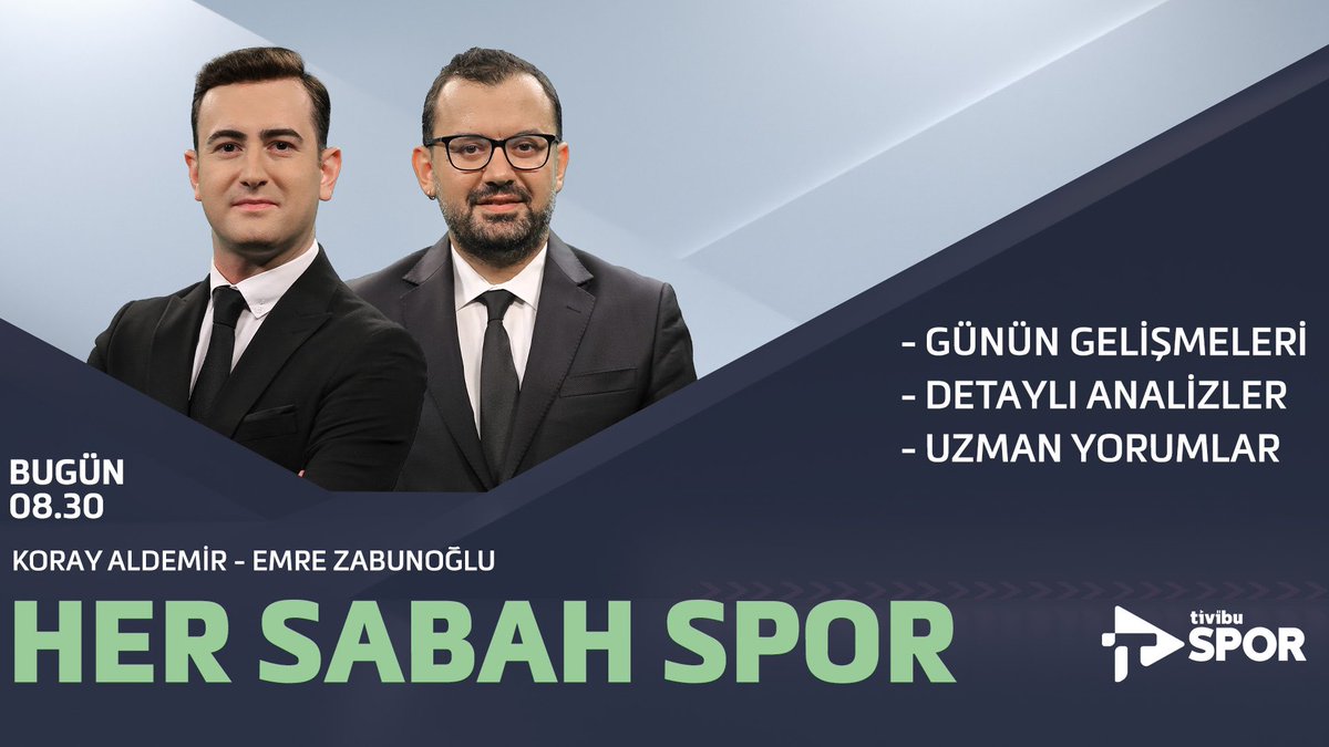 Her Sabah Spor’da gündemi @korayaldemir_ ile @emrezabunoglu konuşuyor!