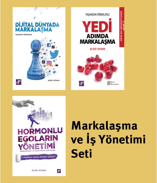 Aura Kitapları'nda Altay Ayhan'ın üç kitap, 'Markalaşma ve İş Yönetimi' seti olarak % 50 indirimle agorakitapligi.com sitesinde: agorakitapligi.com/kategori/191-m…