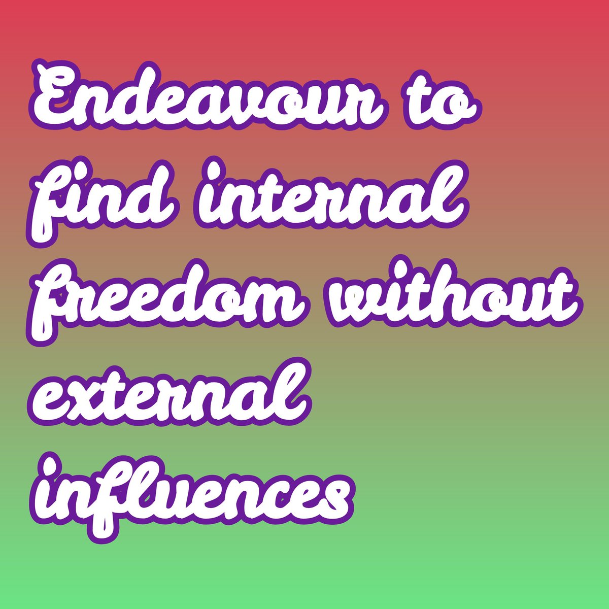 Don't let others control your brain 
#findinternalfreedom #feelfreeinside #avoidexternalinfluences #avoidexternalfactors #dontmakedecisionsundertheinfluence #findyourindependence #findyourindependencespirit #findyourfreedom #dontletotherscontrolyou