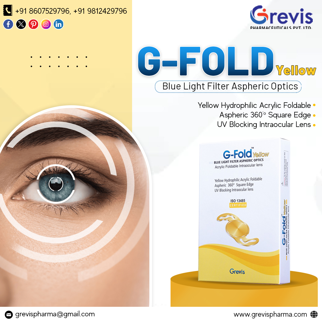 grevispharma's tweet image. Grevis Pharmaceutical is the top pharma franchise company that offers quality G-Fold Yellow Blue Light Filter Aspheric Optics at an affordable rate.

Website: grevispharma.com
Email: grevispharma@gmail.com
Call : +918607529796, +91-9812429796, +911244017752

#pcdfranchise