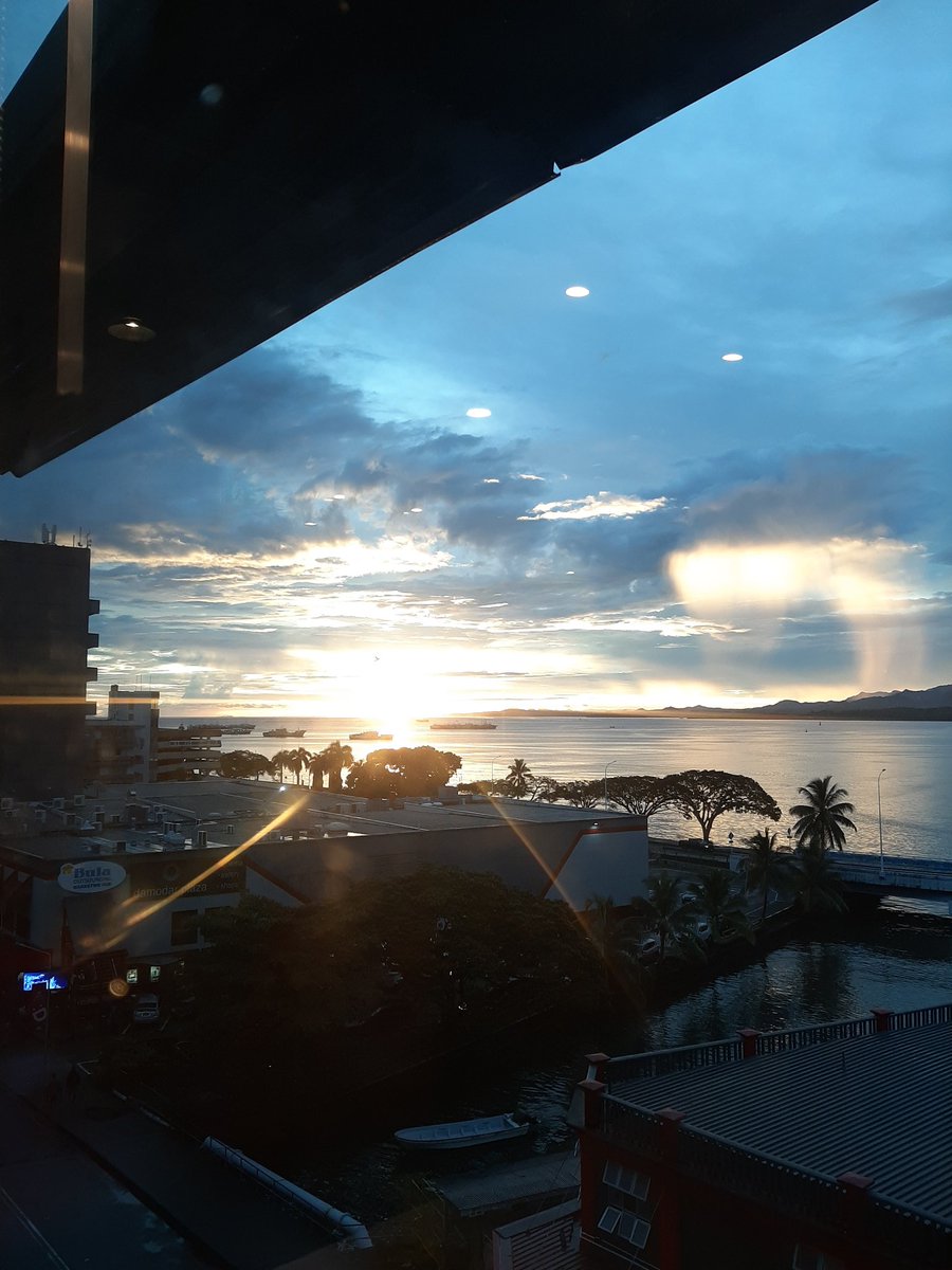 #beautiful sunset suva city...😘