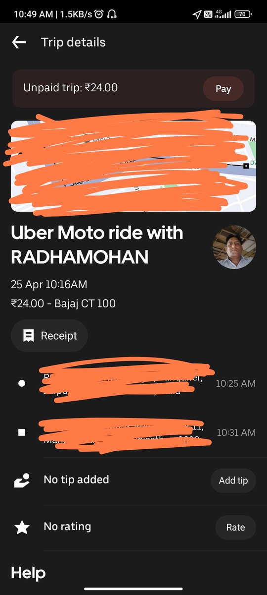 shivoy_23's tweet photo. His details @jaipur_police @Uber_India https://t.co/innf1WMZX9