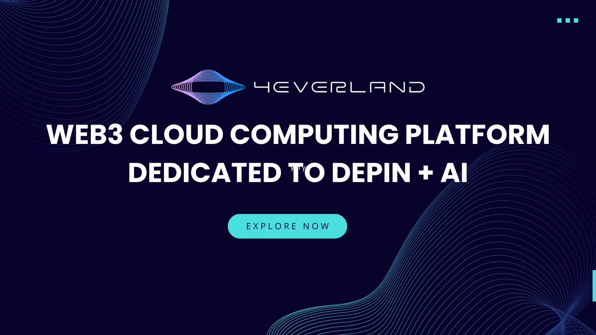4everland_org's tweet photo. ⚡️ 4EVERLAND is a Web3 cloud computing platform dedicated to #DePIN + #AI, offering distributed, efficient, self-motivated, and user-friendly solutions.

👇🏻 Discover a range of services tailored to your needs:
- Dweb Hosting: Host websites and Dapps on #IPFS, #Arweave, @dfinity, and @BNBCHAIN #BNBGreenfield 
- Storage: Upload, pin files to @IPFS and @ArweaveEco
- Gateways: Offer global acceleration, custom domains, and SSL certificates for better performance
- RPC: Smoothly interact with Web3 across multiple chains 
- RaaS: Deploy #Layer2 seamlessly without codes 
- AI solution: Access the best-fit #AI models for your unique requirements 

Welcome to #4EVERLAND, where you unlock the true potential of #Web3.
https://t.co/I48hD43VTT