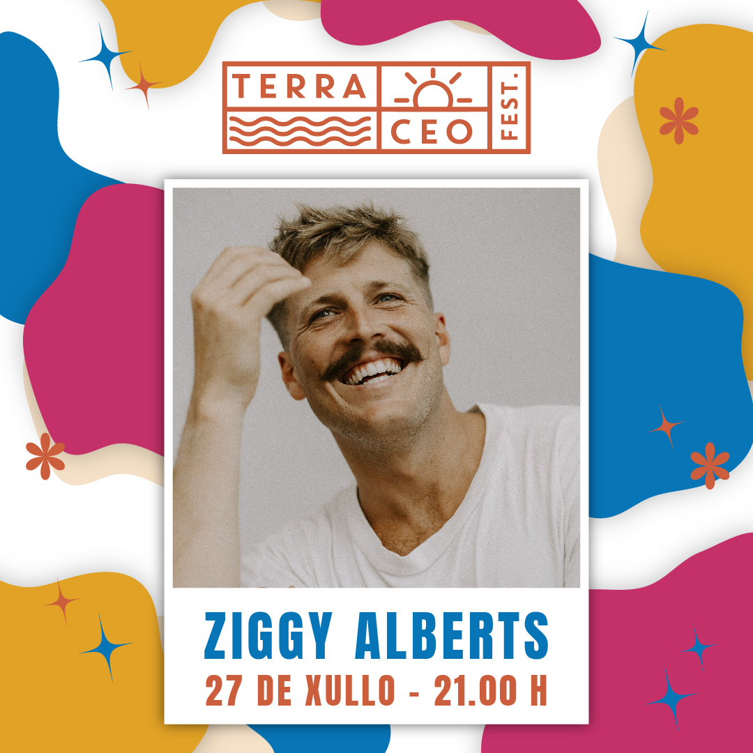 El cantautor australiano @ZiggyJanAlberts se une al cartel de #TerraCeo de #VIGO @pcongresosvigo 🤳🏻 Entradas en #Teuticket.