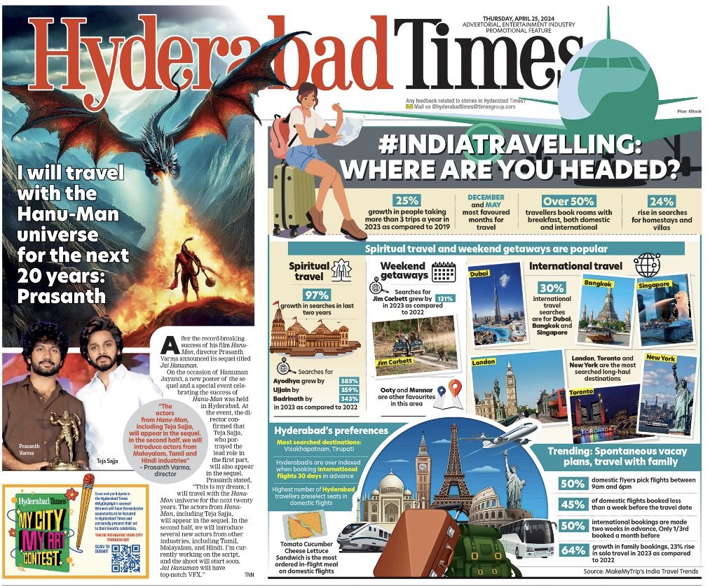 Check out the Hyderabad Times e-paper: epaper.timesgroup.com and head to E-times for more movie news: timesofindia.indiatimes.com/etimes #HyderabadTimes #Epaper #TimesofIndia #Bollywood #Tollywood #Hyderabad #Hollywood