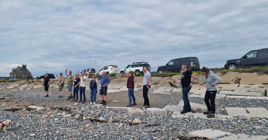 #POTD This time we'll be collecting our #pebble from the Irish Sea to transport it to the North Sea, just to scratch the heads of geologists?
#TrailsandTracks 
#4x4Adventures
#AdventureIsntPaved!
#4x4Tours and #4x4Treks 
#willyouexplorein 2024?