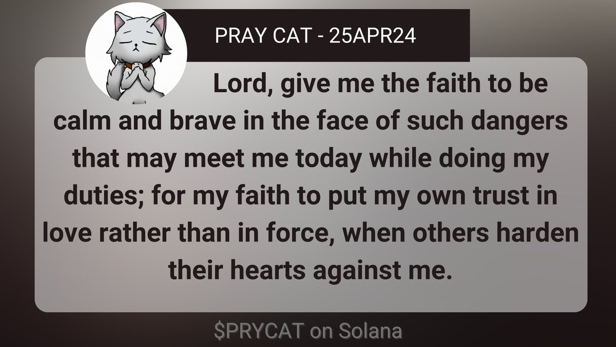 PrayCatCoin's tweet photo. GM!  Paws together friends: https://t.co/iY5wXwzyFU