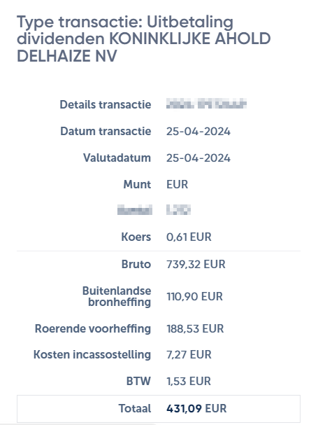Pdeneve1's tweet photo. Betalen beleggers voldoende belasting ? De aandeelhouders van Ahold-Delhaize ontvangen vandaag hun slotdividend. Na afhouding van de Nederlandse en Belgische roerende voorheffing (15 en 30pct) blijft er van elke 100 euro dividend nog 60 euro over. #theproofofthepudding https://t.co/vV1ahnxOVP