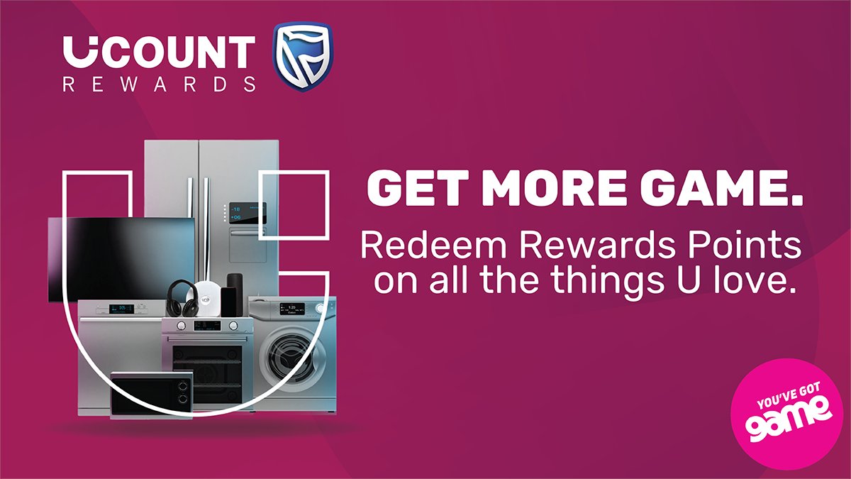 Standard Bank customer? Get your Game on with everything you need by using your #UCountReards at Game to save big. #GotGame