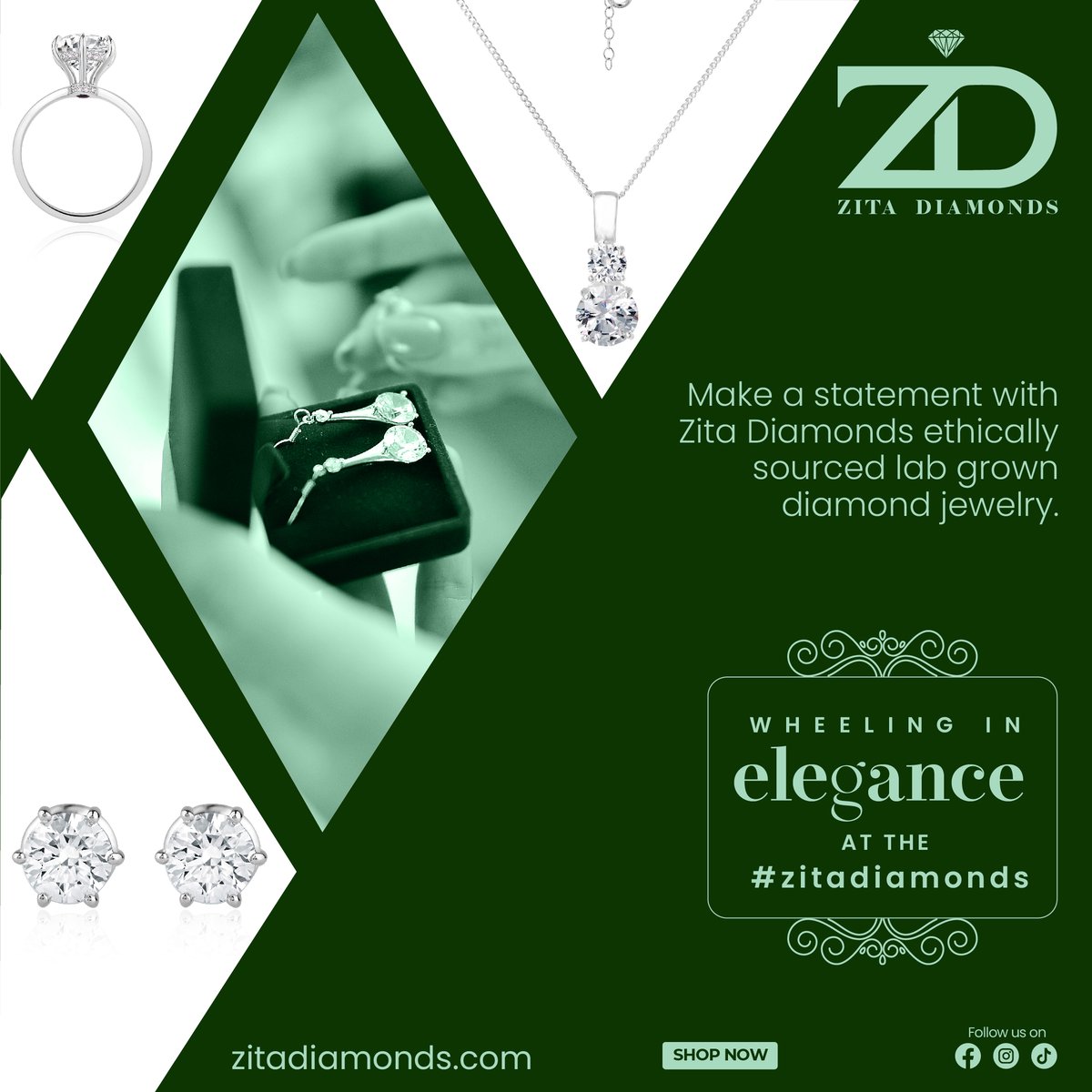 Who says diamonds have to break the bank? Check out Zita Diamonds for affordable lab-grown diamond jewelry.

Visit our shop at zitadiamonds.com 

#Zita Diamonds #LabGrownDiamonds #AffordableJewelry