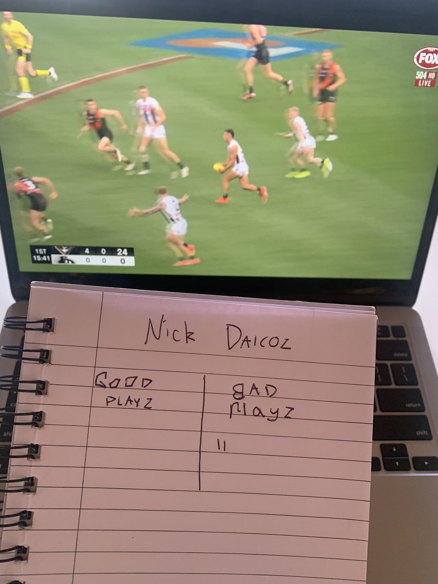 Nick Daicos hate watch we here!! #AFLDonsPies #ANZAC #AnzacDay