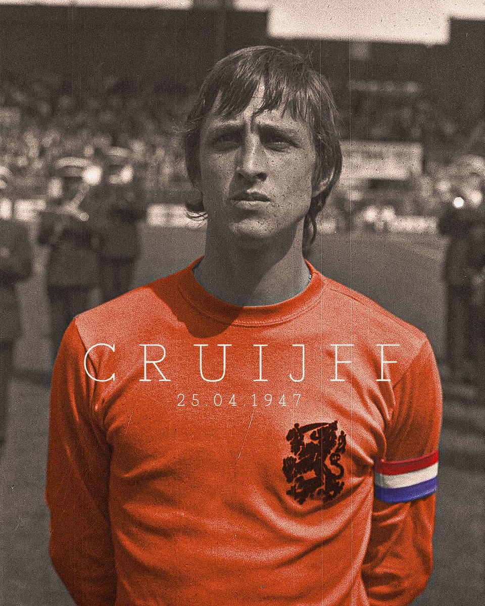 Today is Johan’s day. 💫

You’re always in our hearts. 🧡

#NothingLikeOranje #CruyffLegacy