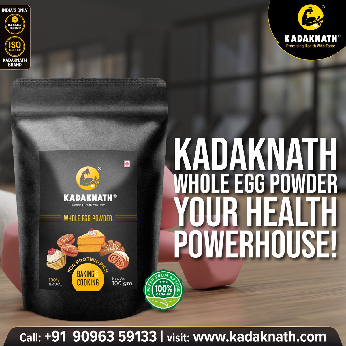 Baking and Cooking is now more easy with Kadaknath Whole Egg Powder,
No greasy hands, No more mess...

Contact us at 9096359133

#kadaknath #kadaknatheggs #kadaknatheggpowder #healthy #nutrition #bakinglove #cookingwithlove #HealthyCooking