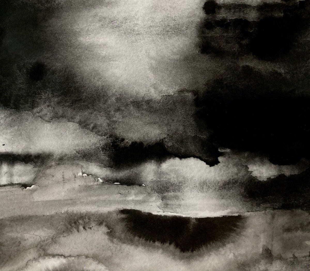 Sunrising, detail. #drawing #charcoal #sunrise #memory #dream #liminal #listening #abstract #landscape