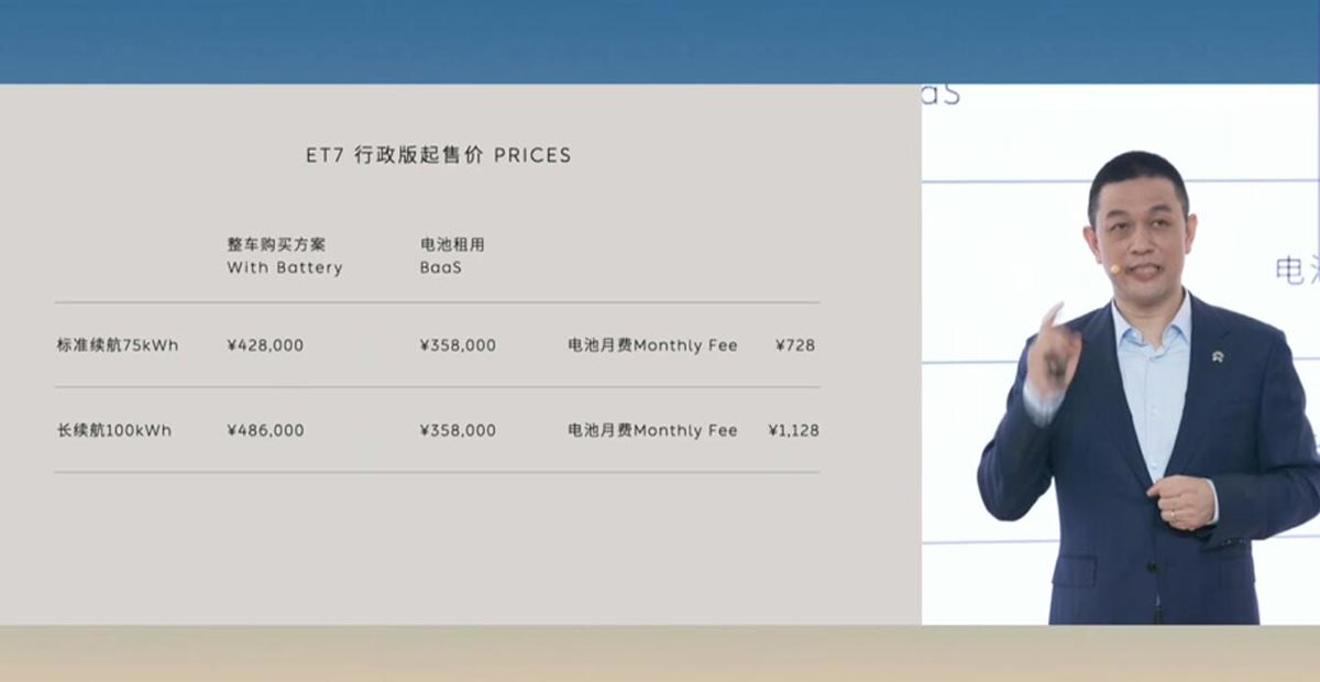 NioStrats's tweet photo. $NIO #NIO
2024 #NioET7 Executive starts at RMB428k, RMB358k w/ BaaS, same as 2023 ET7, comes w/
-180 product upgrades
-intelligent dimming canopy insulates 99.9% of UV rays & 86.3% of heat
ET7 Executive Signature Edition
-2 14.5” OLED displays, angle adj w/ seat or eye movement https://t.co/xZlRTASGp7