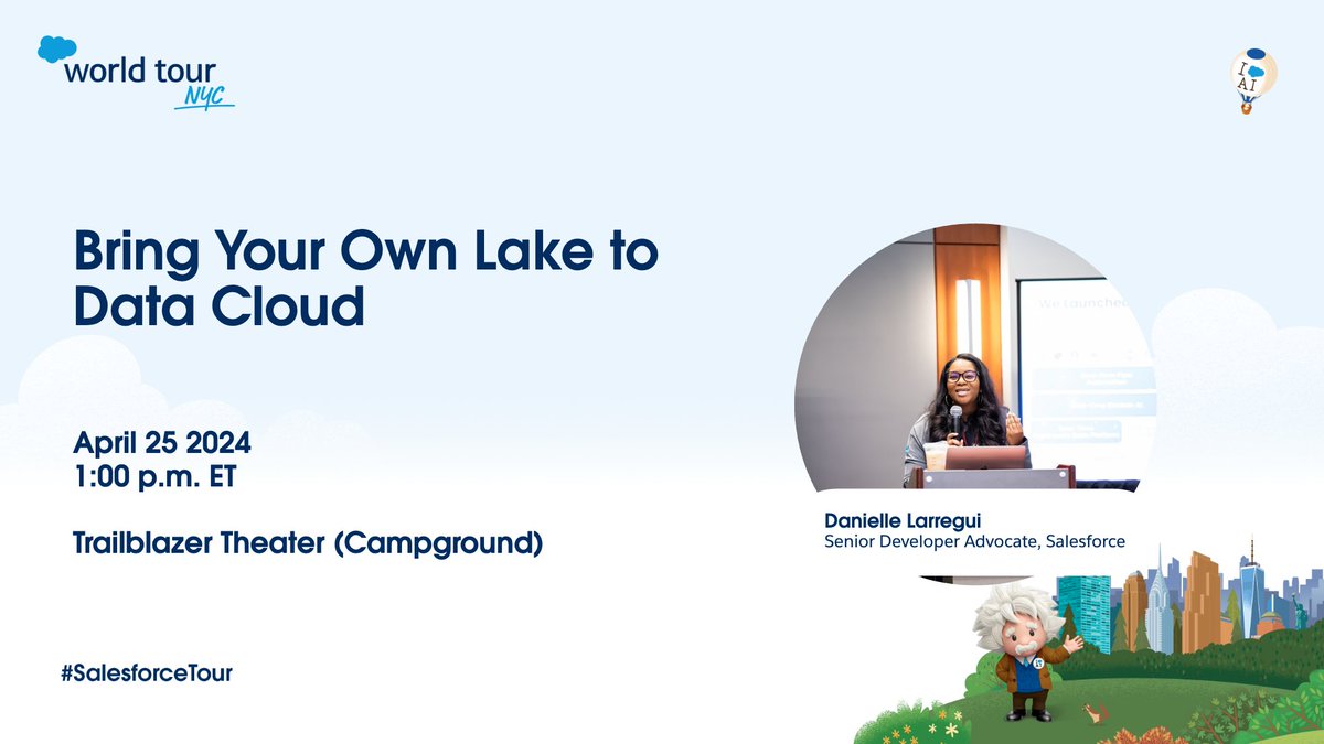 I'm debuting a very rare first talk. Come learn how to integrate @Google BigQuery and @SnowflakeDB with @salesforce  Data Cloud.