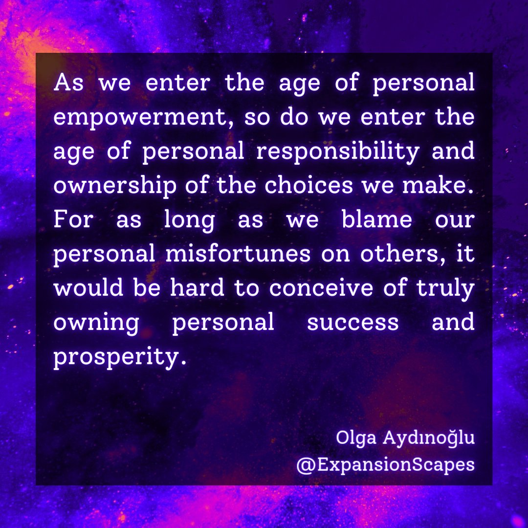 With great #power comes great #responsibility. On an inner personal level, too. 
#choices #innerpower #personalresponsibility