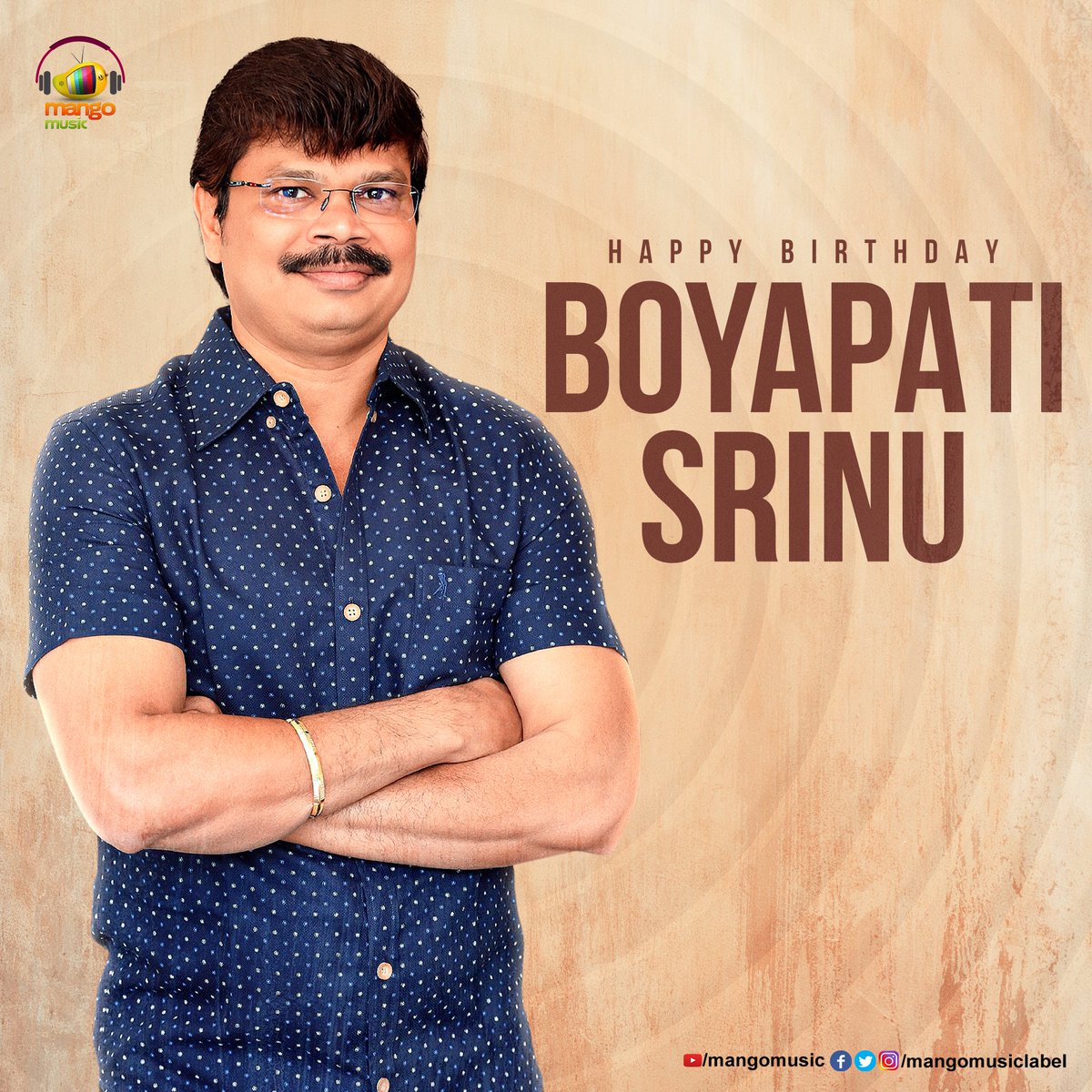 Here's wishing the Blockbuster Director #BoyapatiSrinu garu a very Happy Birthday 🎂 May you have another successful year ahead ✨ #HBDBoyapatiSrinu