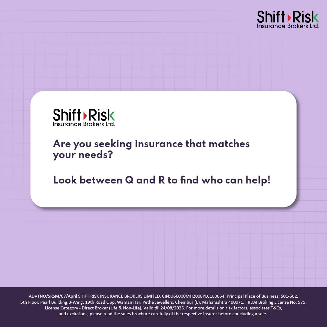 ShiftRisk's tweet image. Yes “WE” are the X-factor in your insurance equation!
Visit us at shiftrisk.com to solve it ☺️

#shiftrisk #riskkokaroshift #trending #qwerty #shifttosafety #insurance