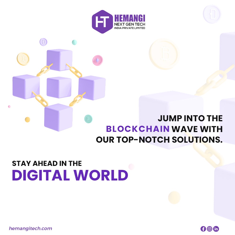 Hemangitech's tweet photo. The blockchain wave surges, a decentralized force reshaping industries. Trustless transactions and immutable ledgers herald a new era of transparency and security.
#blockchain #hemangitech 
#webdevelopment #web3 #DigitalIndia https://t.co/oC2RZ3upVI