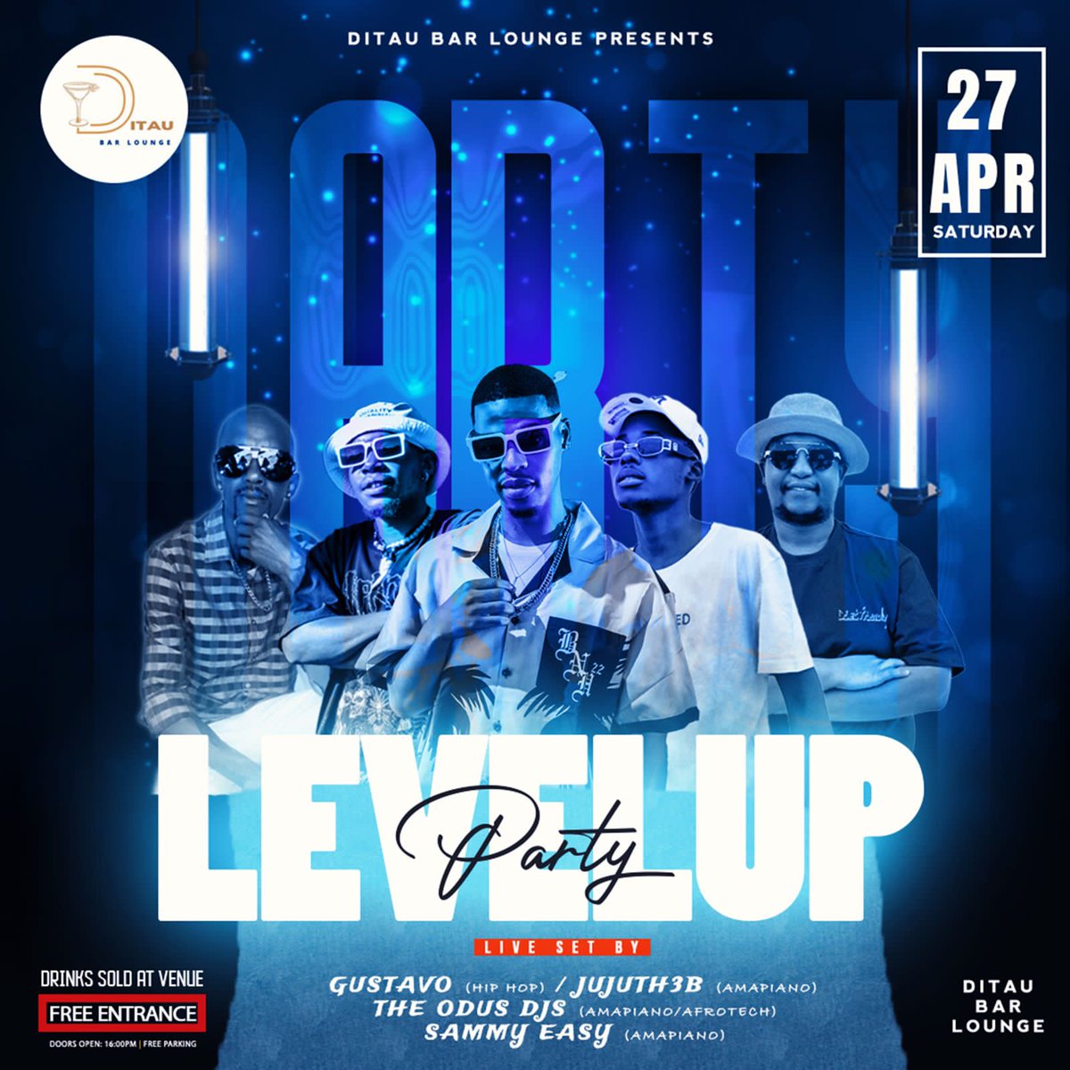TheOdusMusic's tweet photo. Catch us at Ditau Bar Lodge this Saturday night https://t.co/HaZgh7Hvv9
