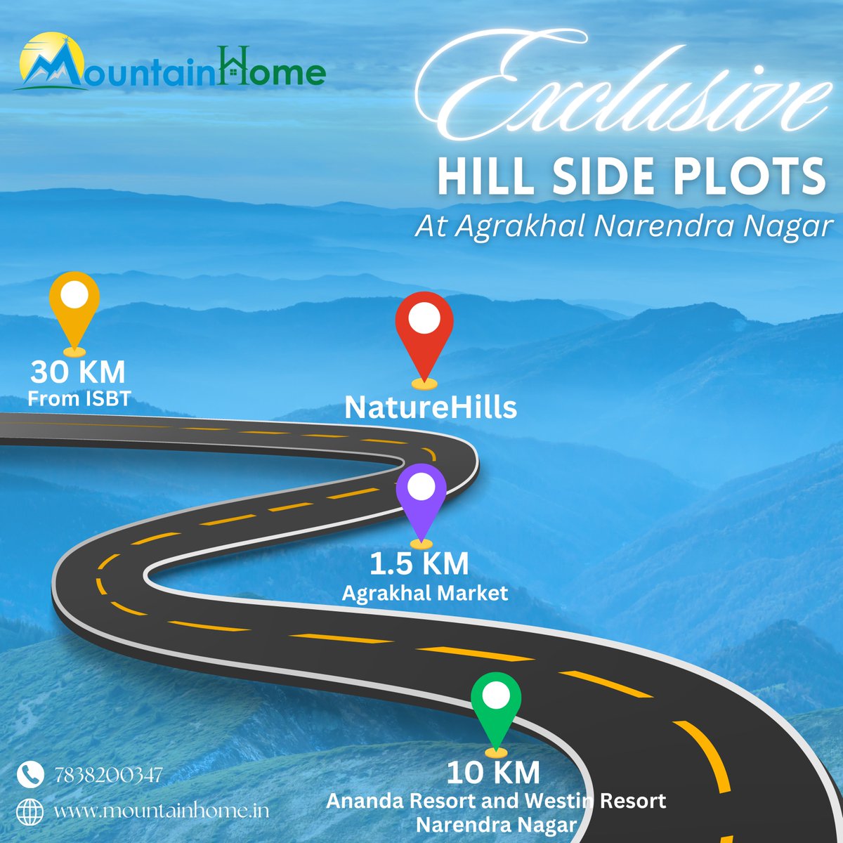'Unlock the serenity of hillside living 🌄 Embrace nature's tranquility 🌿 Experience breathtaking views every day 🌅 Invest in your own piece of paradise 🏞️ Discover the joys of hilltop living 🏡 #HillsideLiving #NatureRetreat #BreathtakingViews #PropertyInvestment.