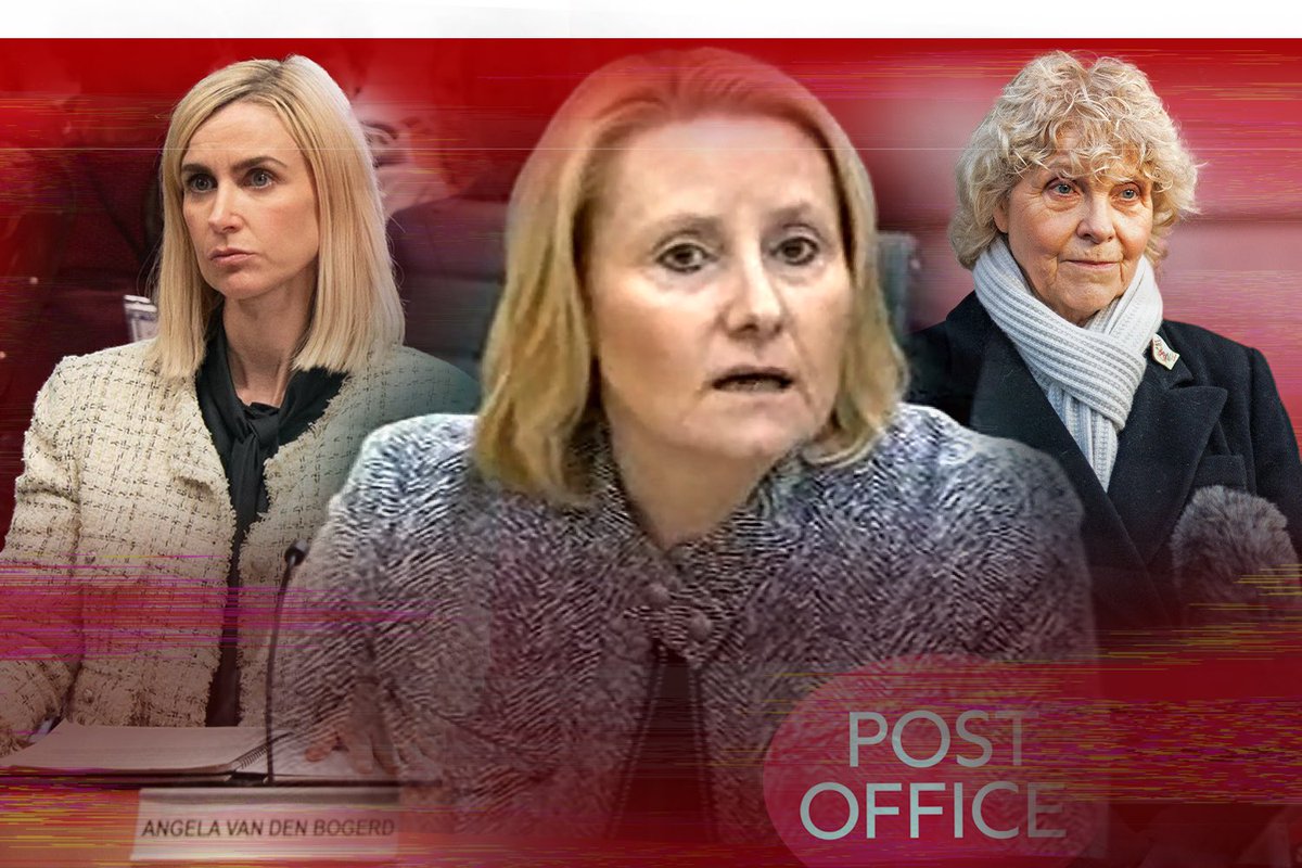 Former #PostOffice Director
Angela van den Bogerd to appear at the #PostOfficeInquiry today Thursday 25 April

So far, she’s lied to everybody, including Parli. & a High Court judge 

Hope they give her Hell😡

#PostOfficeScandal #HorizonScandal
#ToriesOut658 #GeneralElectionNow