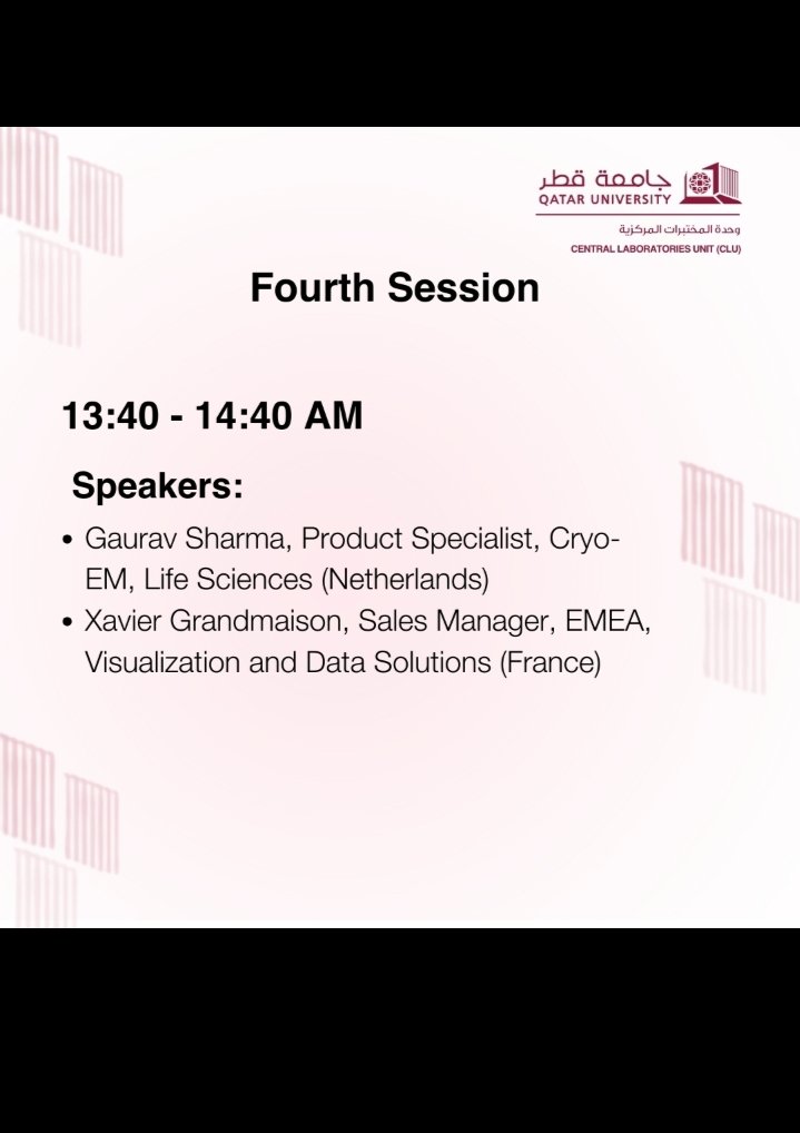 الفترة الرابعة 🌟✨
Fourth session 🎉 
.
.
.
#Qataruniversity
#LabCollaboration
#QatarInnovationCenter
#ScienceNetwork
#LabProfessionals
#QatarTechResearch
#ResearchInnovations
#LabBreakthroughs
#QatarUniInnovations
#SciencePartnerships
#LabExpertsNetwork