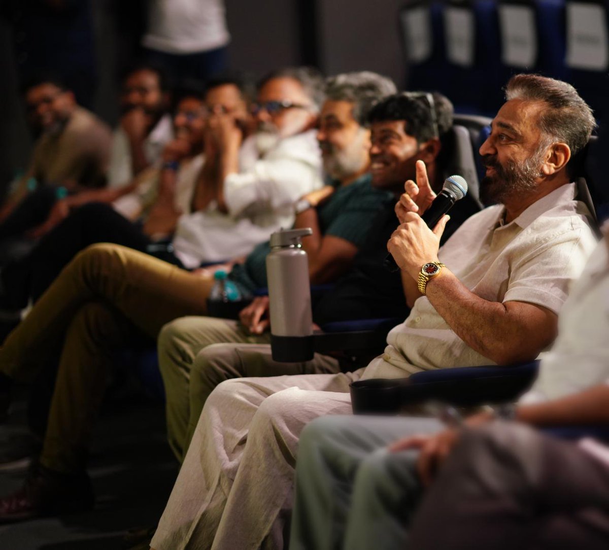 “LUMIERE” by RKFI Celebrating Cinematographers #Ulaganayagan #KamalHaasan #Aandavar never missed to appreciate the talented people @ikamalhaasan @maiamofficial @RKFI #lumiere