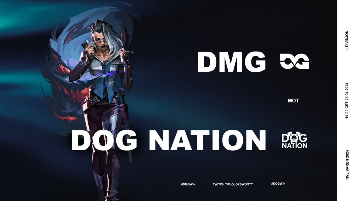 Vi har kun 4 runder igjen av seriespillet i NVL. DogNation har sett veldig sterke ut siden runde 2, mens DMG har slitt gjennom starten. Klarer de å snu det nå? 

<a href="/DMGesportGG/">DMG Esports</a> 🆚#DogNation
⏰:19:00
🎥: Link under