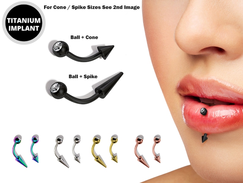 piercednlovely's tweet photo. Vertical Labret Lip Piercings with Gem Ball Crystal Titanium Spikes/Cone 18g16g14g Curved Bar Also Piercing Stud for Anti-Eyebrow,Rook. #eyebrowpiercing #abovecheekbone  #daithpiercing #lipring #verticallabret #centerpiercing #rookring #lippiercing
🛒https://t.co/UMWiPjam3d https://t.co/p4giQiVh9Z