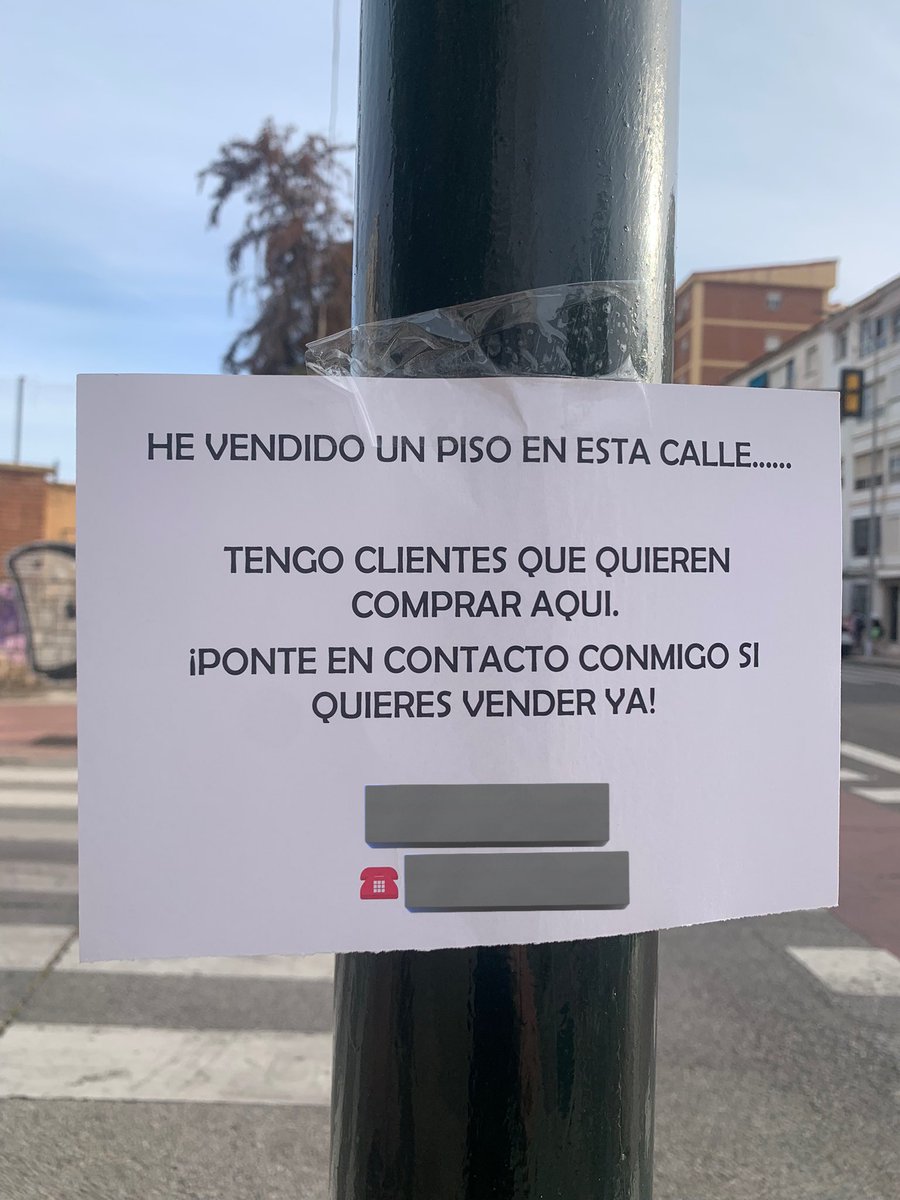 En Málaga 'no se especula con la vivienda' y rechazaron declararla como zona tensionada para limitar el precio del alquiler. Por eso, nuestros barrios están plagados de carteles como este 👇