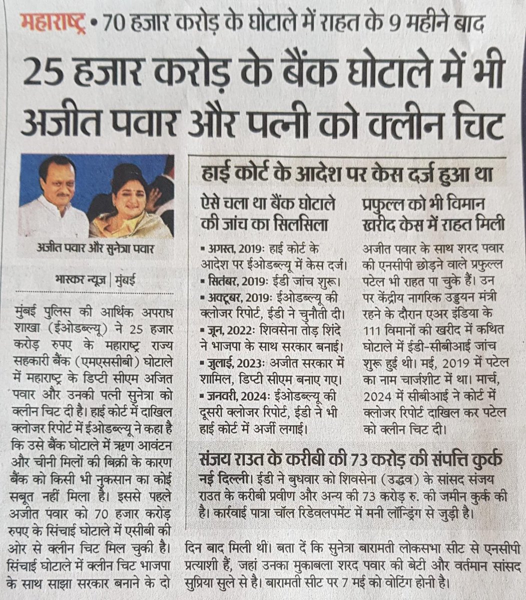 इन्होंने साइड बदल ली तो इनको 25 हजार के घोटाले में क्लीन चिट मिल गई, अब ये लोग आम जनता के चुराए हुए पैसे को मिल बांटकर खाएंगे,फिर झूठा नारा देंगे न खाएंगे न खाने देंगे...😂

#Corruption #LokSabhaElections2024    

<a href="/PMOIndia/">PMO India</a> <a href="/RahulGandhi/">Rahul Gandhi</a> <a href="/yadavakhilesh/">Akhilesh Yadav</a>