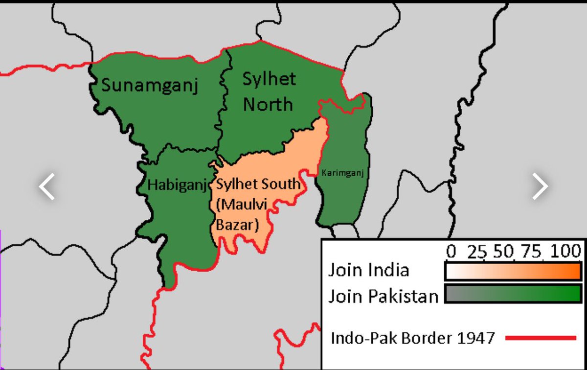 A True Incident from History :
The 1947 Sylhet referendum

🔺The British Raj declared on 3 July 1947 that a referendum would be held on 6 July 1947 to decide the future of Sylhet.

🔺A referendum was conducted, and on the voting day, all Muslims queued up in the morning
1/5