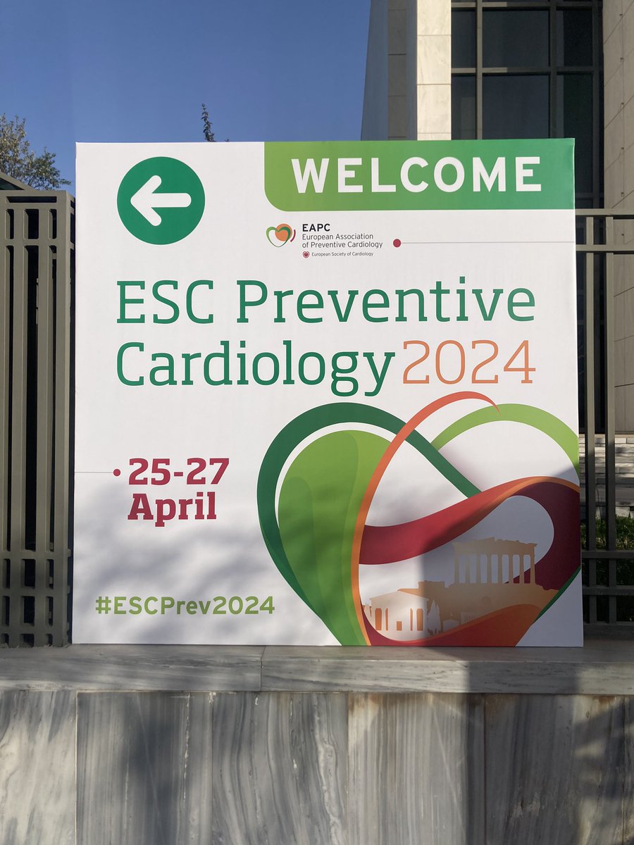 Welcome to #ESCPrev2024 🥳 Ready to update you on the latest news from the #cvprev world! @AnastasiaSMihai @EAPCPresident @gbiondizoccai @SilCastelletti @AndreasGevaert @s_gati