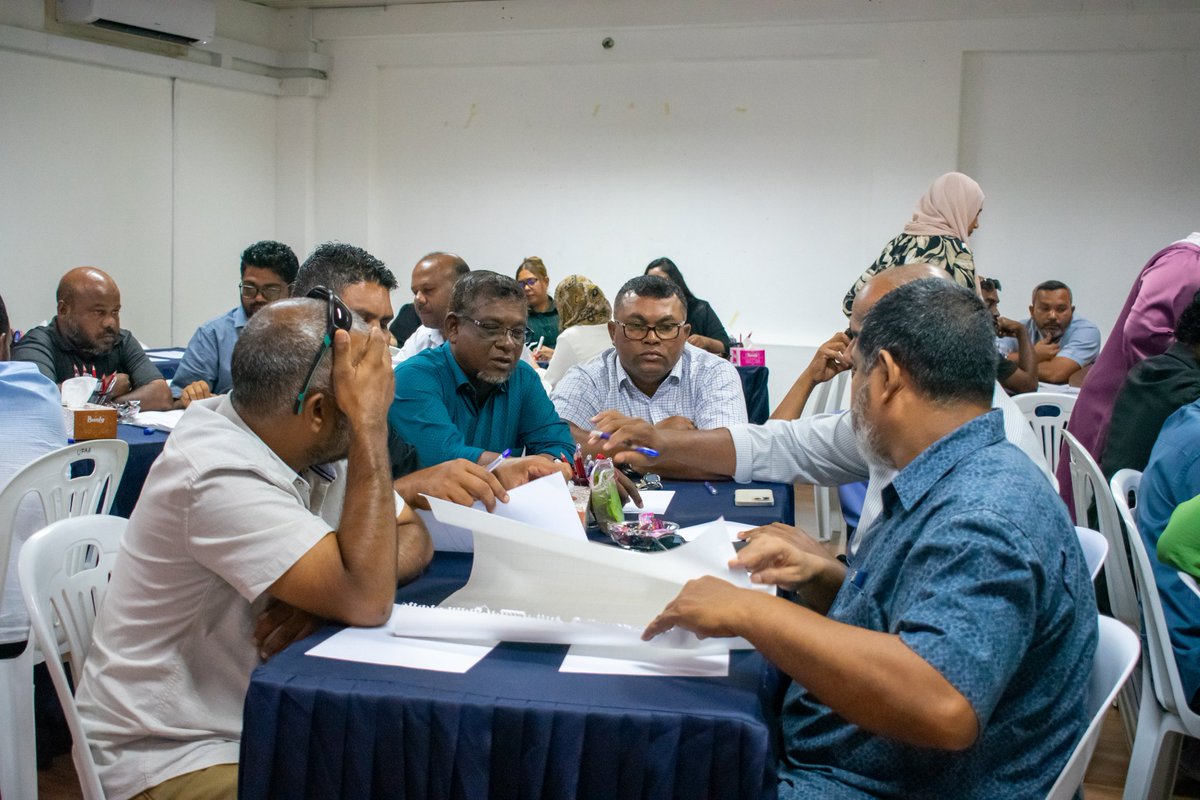 MNSDAmv's tweet photo. Happening Now! 

A Workshop on "How to Conduct National Assessment" for National Assessors is currently taking place at Maldives Polytechnic, Conference Hall. https://t.co/0Bzpb7J4d2