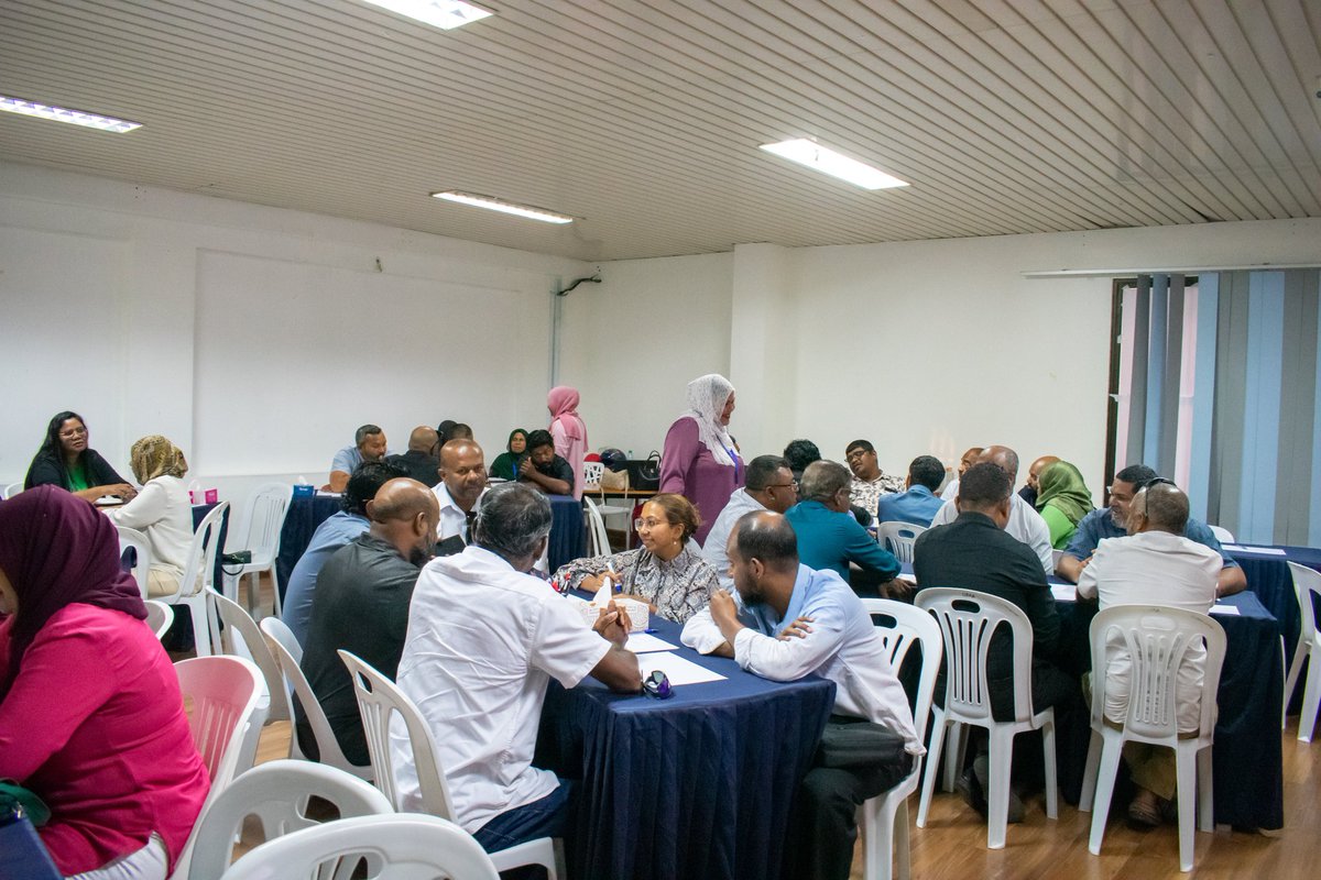 MNSDAmv's tweet photo. Happening Now! 

A Workshop on "How to Conduct National Assessment" for National Assessors is currently taking place at Maldives Polytechnic, Conference Hall. https://t.co/0Bzpb7J4d2