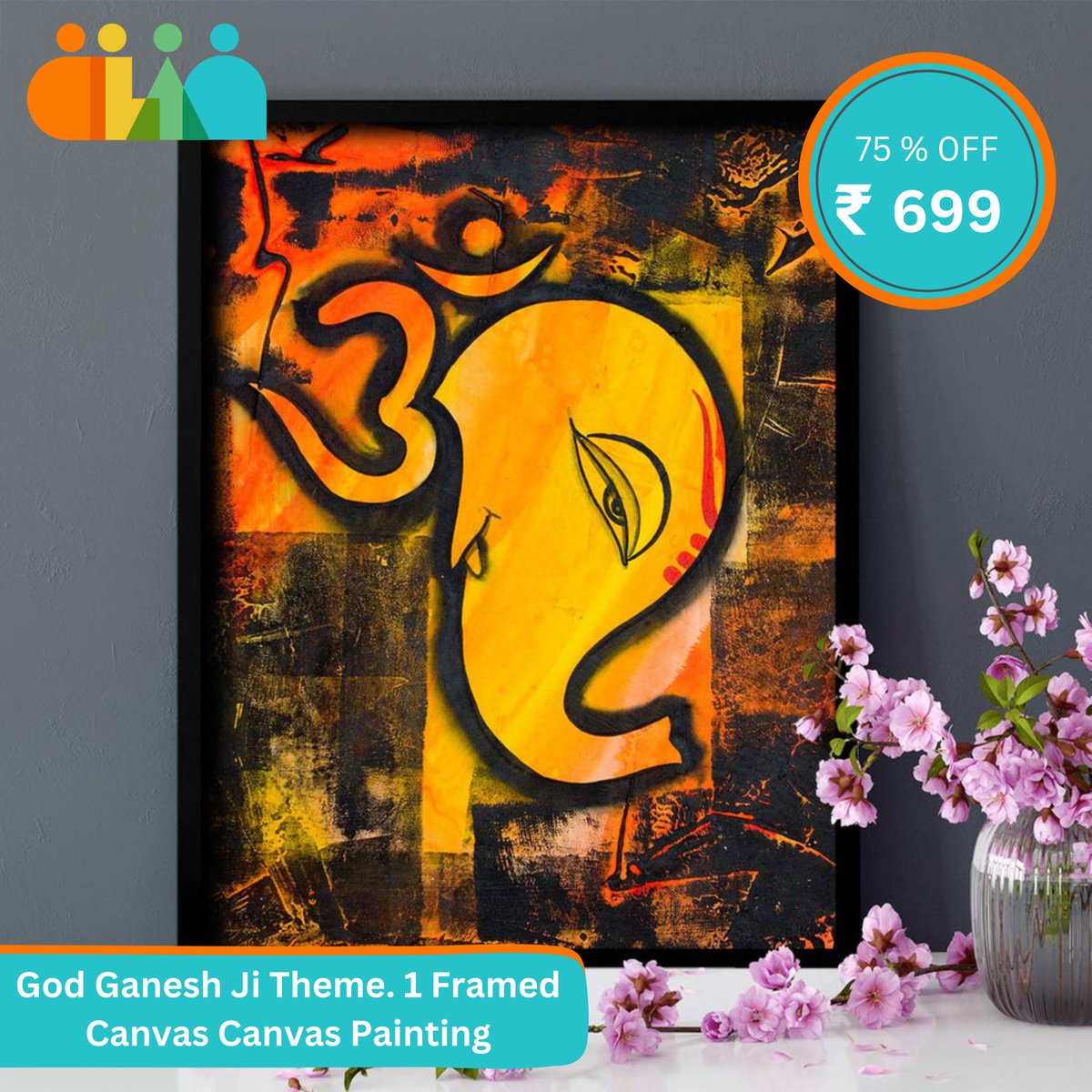 ClanBusinessNet's tweet photo. 75% off | God Ganesh Ji Theme. 1 Framed Canvas Canvas Painting, Framed Canvas Art Print For living room.

contact us on WhatsApp +91 98218 47815
clanbusiness96@gmail.com

#ganeshji #canvas #painting #homedecor #odop #clandotbusiness https://t.co/L7oyBnWw7u