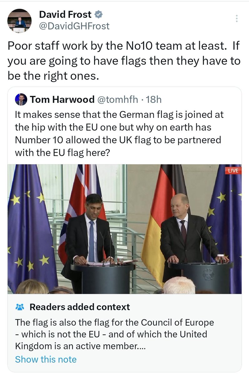 If you're going to negotiate a Brexit deal at least know your flags