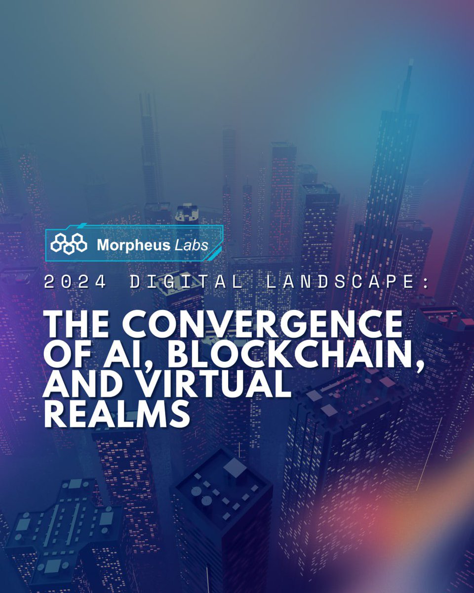 morpheuslabs_io's tweet photo. 🚀🌐 AI, Blockchain, and Virtual Worlds are merging to unlock unparalleled opportunities. Discover how these technologies are reshaping our digital world and how we can help accelerate your business’s innovation and growth.

✨ Ready to dive in? Check out our latest article: https://t.co/23VC3R00oi