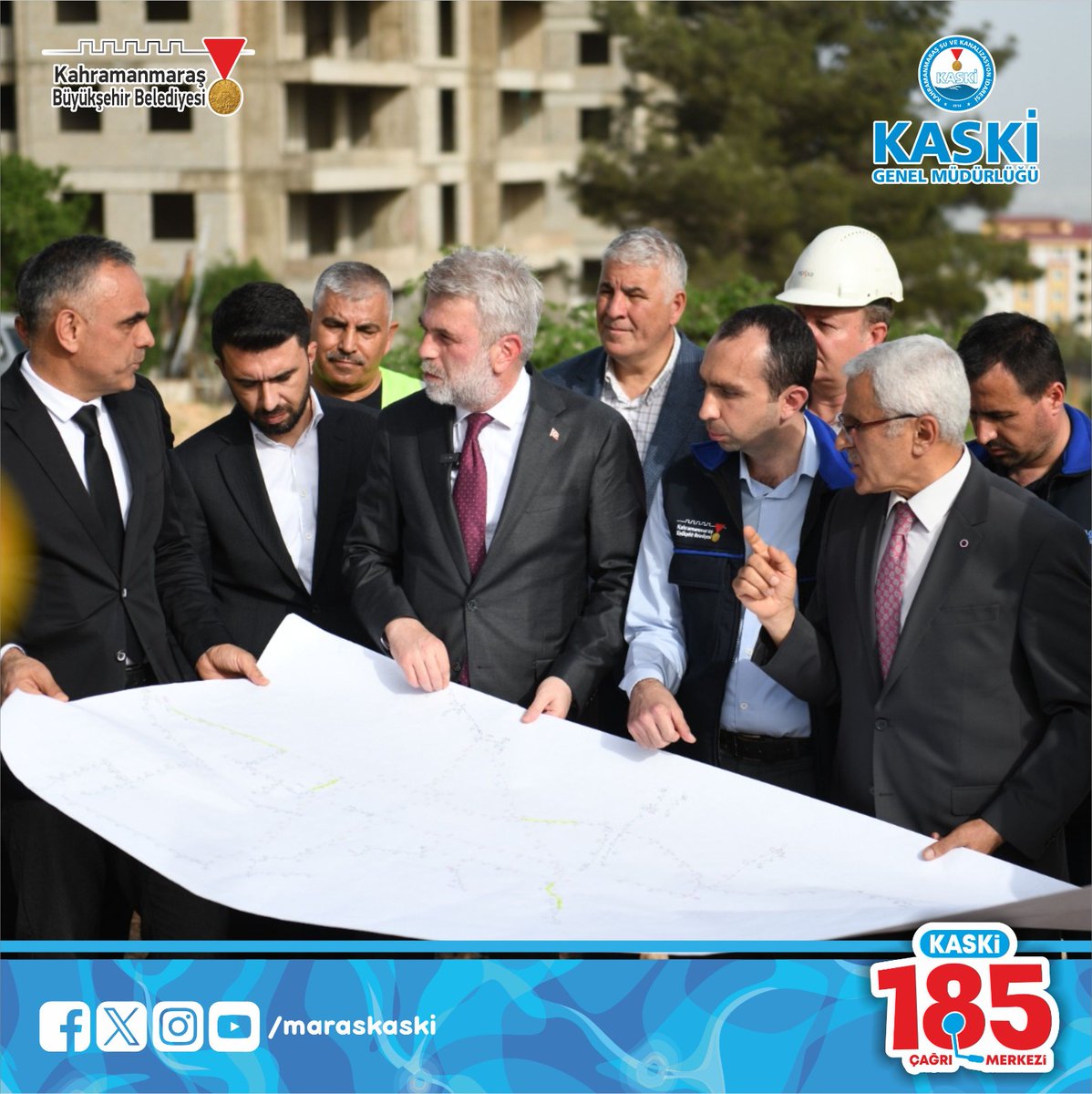 maraskaski's tweet photo. lKahramanmaraş Büyükşehir Belediye başkanımız @firatgorgel sahada incelemelerde bulundu. 'Kahramanmaraş'ımızın tamamını kapsayan altyapı seferberliği başlatıyoruz, iki yıl içerisinde inşallah şehrimizin altyapı sorununu büyük ölçüde çözüme kavuşturmuş olacağız."
#maraskaski https://t.co/C6gFzB0bgL