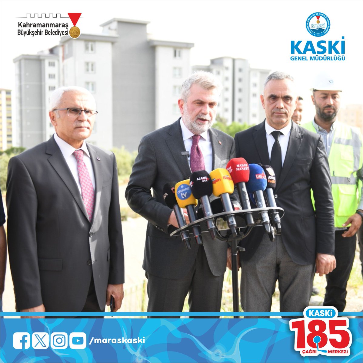 maraskaski's tweet photo. lKahramanmaraş Büyükşehir Belediye başkanımız @firatgorgel sahada incelemelerde bulundu. 'Kahramanmaraş'ımızın tamamını kapsayan altyapı seferberliği başlatıyoruz, iki yıl içerisinde inşallah şehrimizin altyapı sorununu büyük ölçüde çözüme kavuşturmuş olacağız."
#maraskaski https://t.co/C6gFzB0bgL