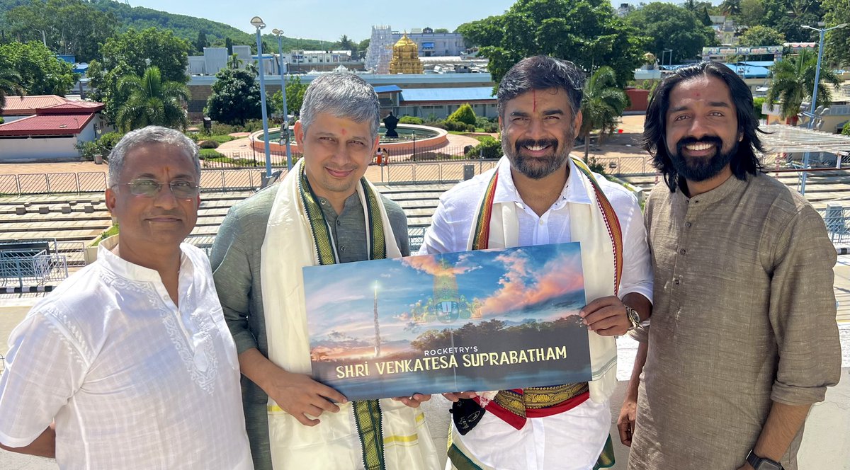 divsub_music's tweet photo. 3 MILLION ORGANIC VIEWS AND COUNTING!… Grateful to  Actor Maddy and the Universe for this experience! What beautiful memories! Such a blessing indeed! #shrivenkatesasuprabatham #rocketrythenambieffect #devotional #musiccomposition #audiorecording https://t.co/AzqF5oSLeY