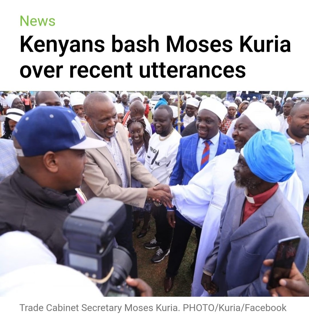 Doctor interns are dealing with insensitive,misinformed and foul mouthed cabinet secretaries. They need to improve on their research and utterances.Doctor interns work tirelessly only to be belittled.
#FoulMouthedKuria
#StopBullyingDoctors
#ImplementCBA2017
#DoctorsStrikeKe