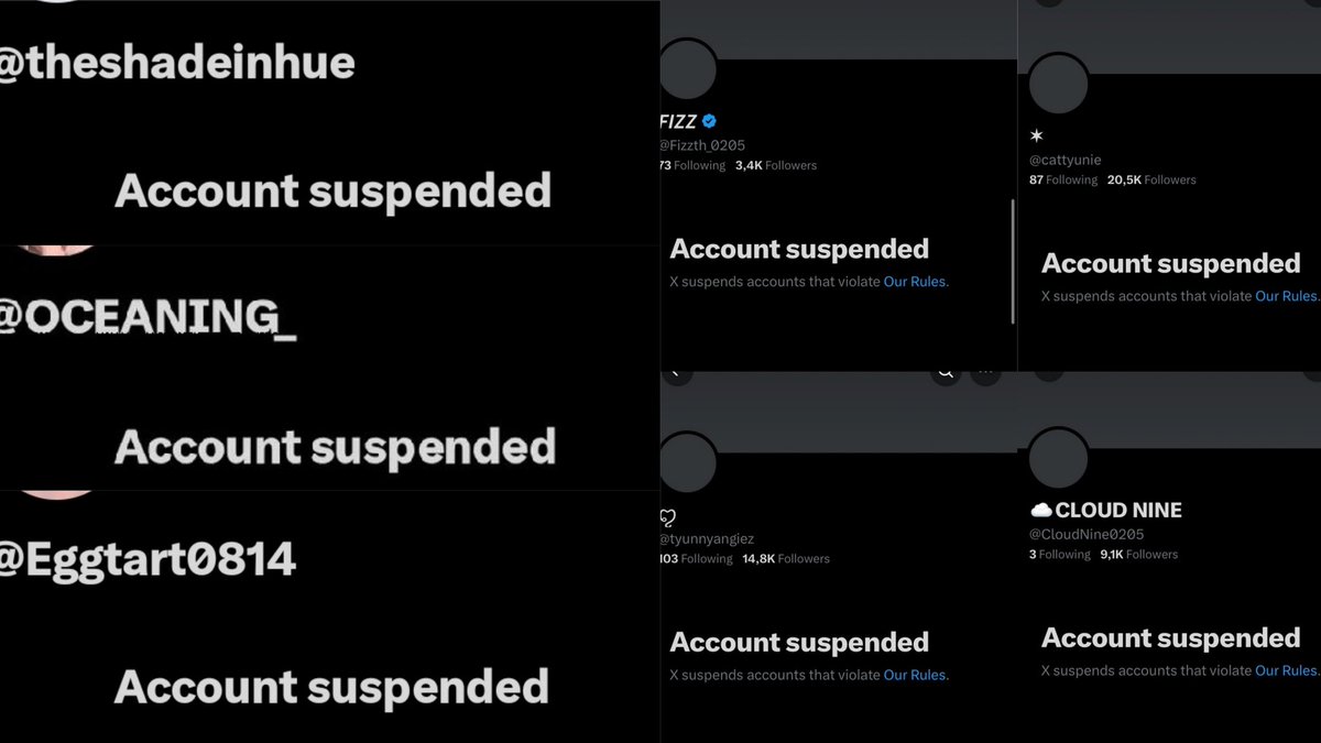 HKNIGHT is back and I plea every one who has contacts of the wrongly suspended fansite accounts of TXT to also appeal for impersonation and to therefore add (fan account) to both bios and their display names! 🥹