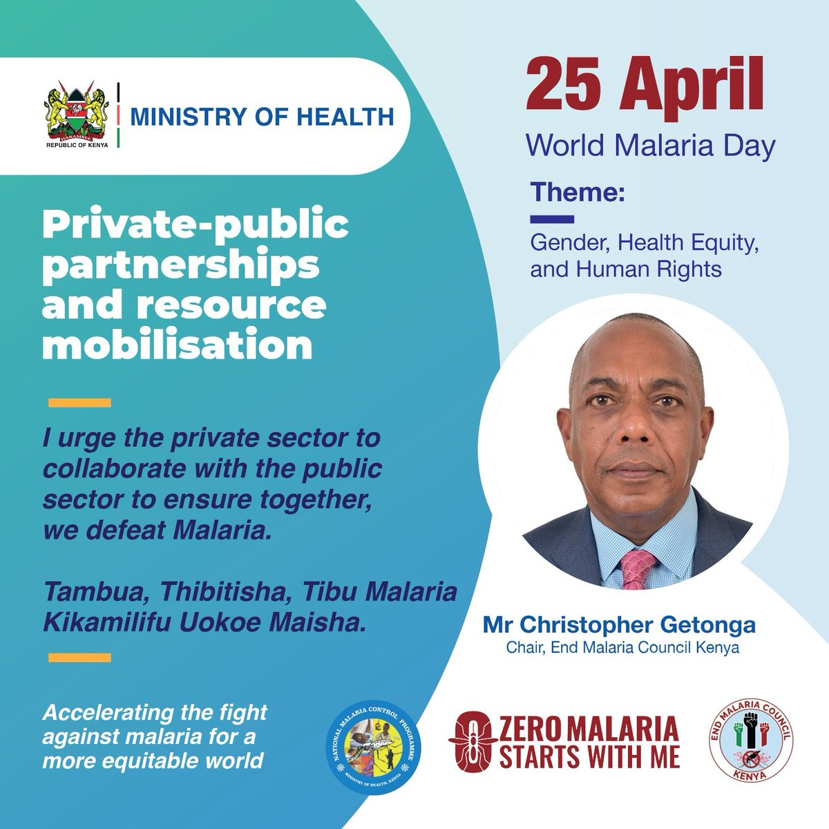 EndMalariaKenya's tweet photo. Urgency in tackling #malaria is clear. In Kenya, it strains healthcare &amp; hampers productivity. Direct treatment costs are high, with indirect losses hitting $170M annually. Eliminating malaria demands collective action. On #WorldMalariaDay, let's recommit to #acceleratethefight. https://t.co/jjpiCAA1IU
