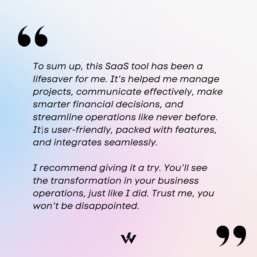 What a testimonial!
Have feedback? Leave us a review or chat to our friendly
customer support staff - worklair.io

#teammanagement #productivitytool #teamcollaboration #efficiency #taskmanagement #teamwork #leadership #timemanagement #teamproductivity #workmanagement