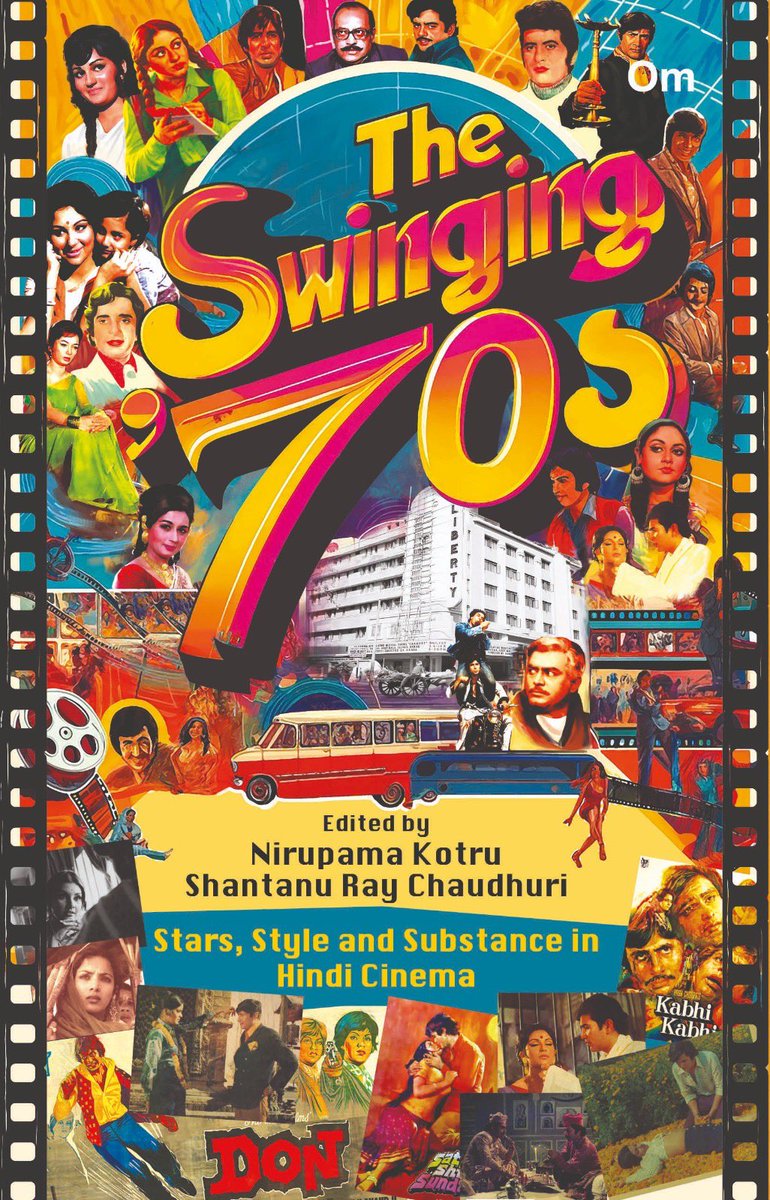 The Swinging 70s, edited by @nirupamakotru and @film_worm, is a collection of essays on Hindi cinema in the 1970s. I wrote about the one and only Hrishikesh Mukherjee. The book can be preordered now on Amazon: amzn.to/49QAIeM