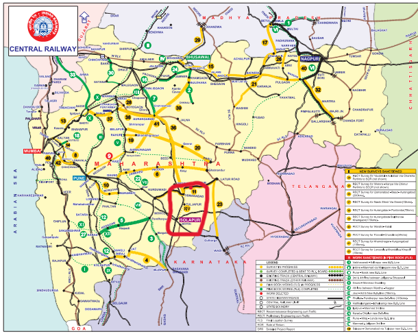 GPT Infraprojects Ltd. bags contract from Central Railway for construction of new BG line from Solapur to Osmanabad(Dharashiv) via Tuljapur in Maharashtra.

Order Value: ₹487 cr.
Length: 31 kms
Completion: 2.5 yrs.